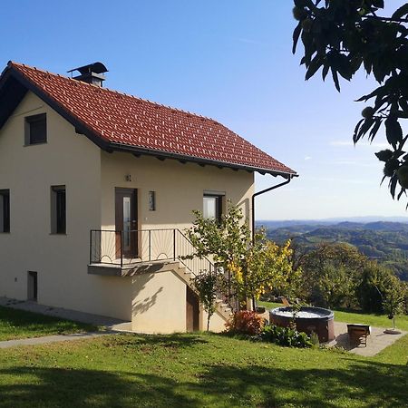 Apartma Hisa Na Ravnah With Hot Tub Pišece Kültér fotó